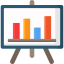Bar chart icon 64x64