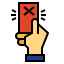 Red card icon 64x64