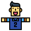 Soccer player icon 64x64