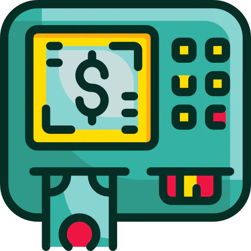Atm machine icon