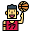 Basketball player icon 64x64