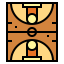Basketball field icon 64x64