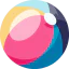 Beach ball icon 64x64