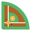 Baseball field icon 64x64