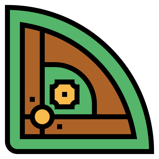 Baseball field icon