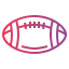 Rugby ball icon 64x64