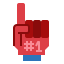 Foam hand icon 64x64