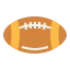 Rugby ball icon 64x64