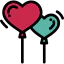 Heart balloon icon 64x64