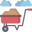 Wheelbarrow icon 64x64
