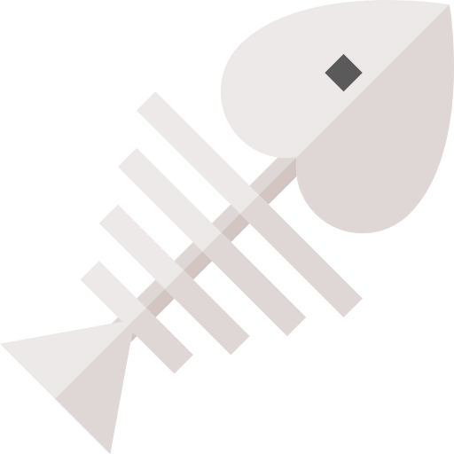Fish bone icon
