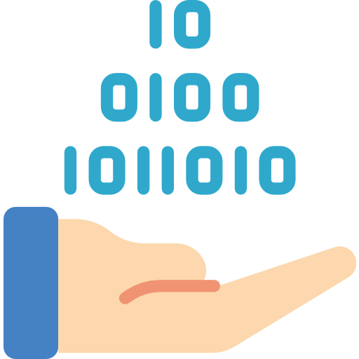 Binary code icon