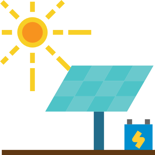 Solar panel icon