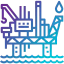 Oil platform icon 64x64