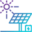 Solar panel icon 64x64