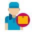 Delivery courier Ikona 64x64
