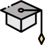 Graduation cap icon 64x64
