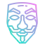 Guy fawkes mask icon 64x64