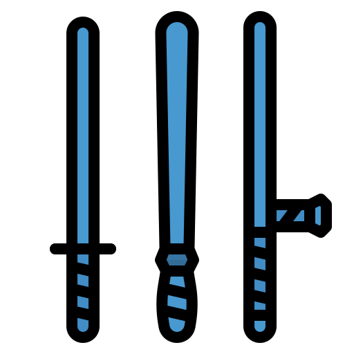 Baton stick icon