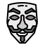 Guy fawkes mask icon 64x64