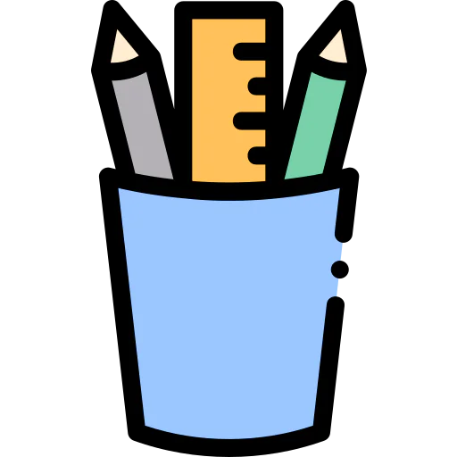 Pencil case icon