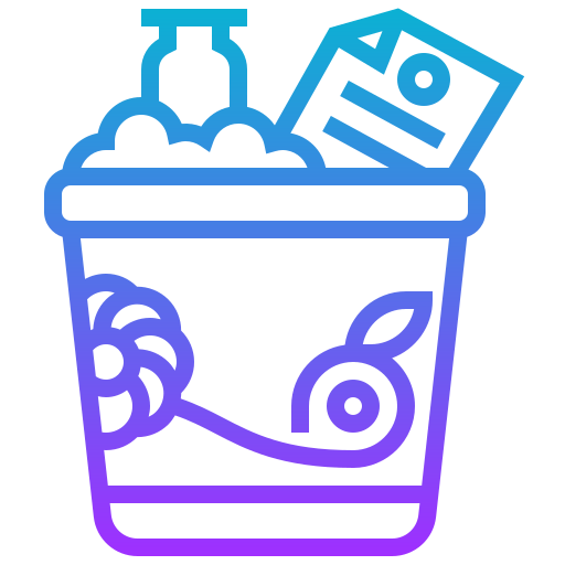 Trash bin icon
