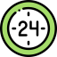 24 hours icon 64x64