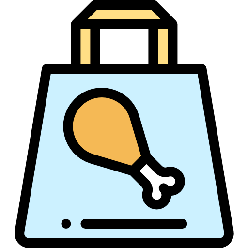 Roast chicken icon