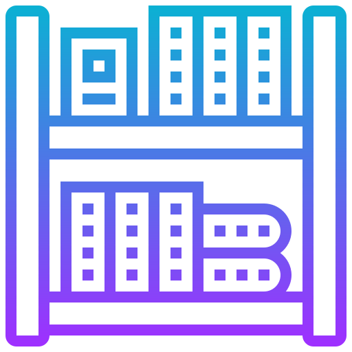 Bookshelf Symbol