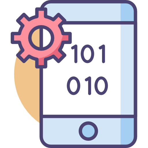 Binary code ícono