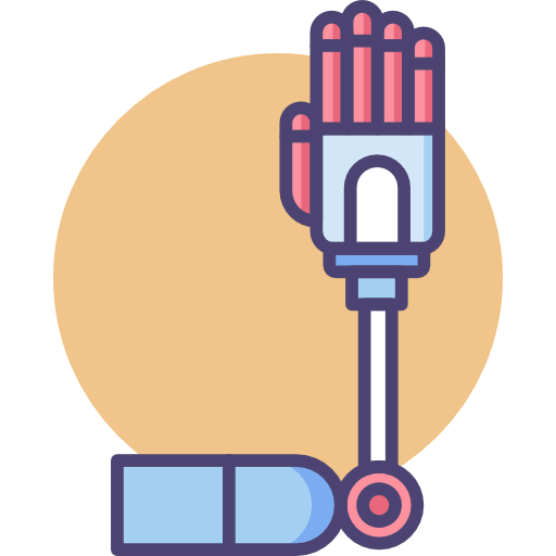 Robotic arm icon