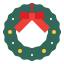 Christmas wreath icon 64x64