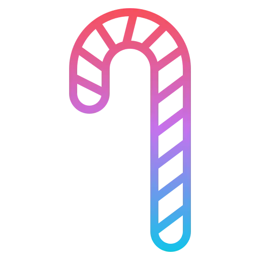 Candy cane icon