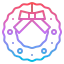 Christmas wreath icon 64x64