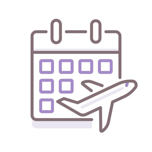 Flight time icon
