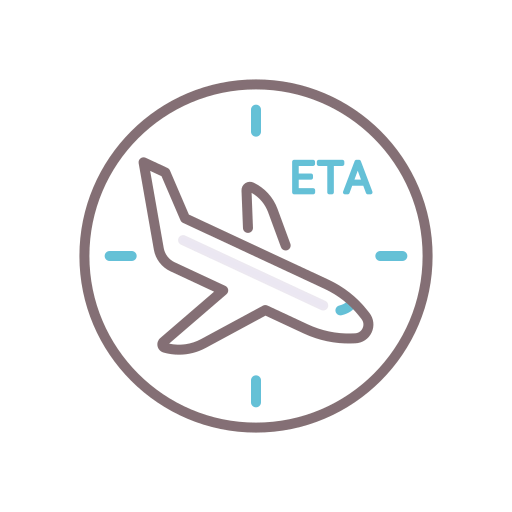 Flight time icon