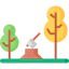 Wood cutting icon 64x64