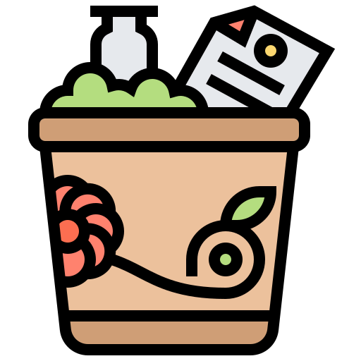 Trash bin icon