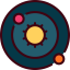 Solar system icon 64x64
