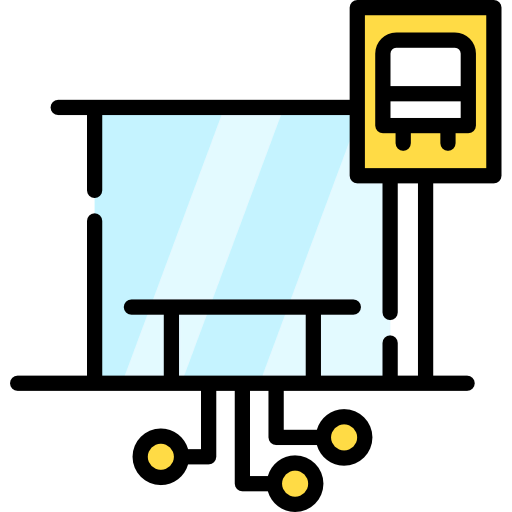 Bus stop icon
