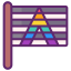 Rainbow flag 상 64x64