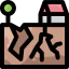 Earthquake icon 64x64