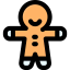 Gingerbread man іконка 64x64