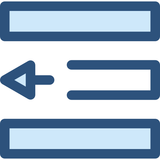 Left alignment icon