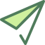 Paper plane icon 64x64