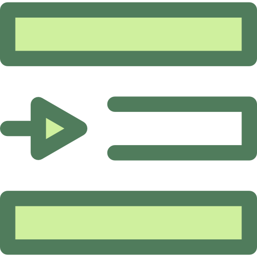 Right alignment icon