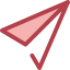 Paper plane icon 64x64