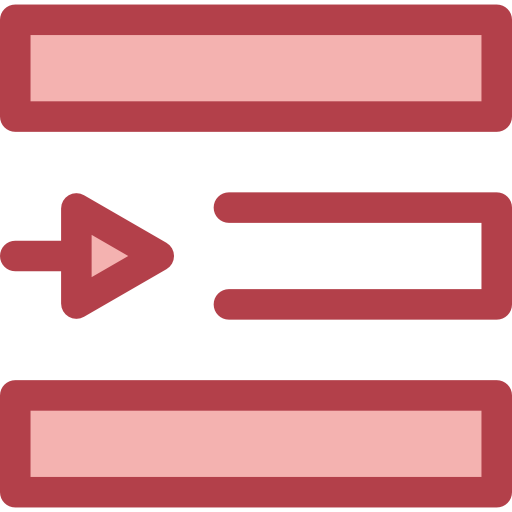 Right alignment icon