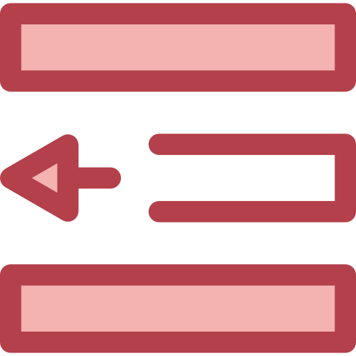 Left alignment icon