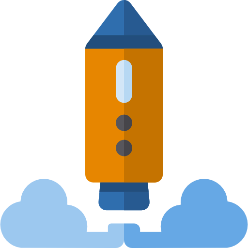 Rocket ship icon
